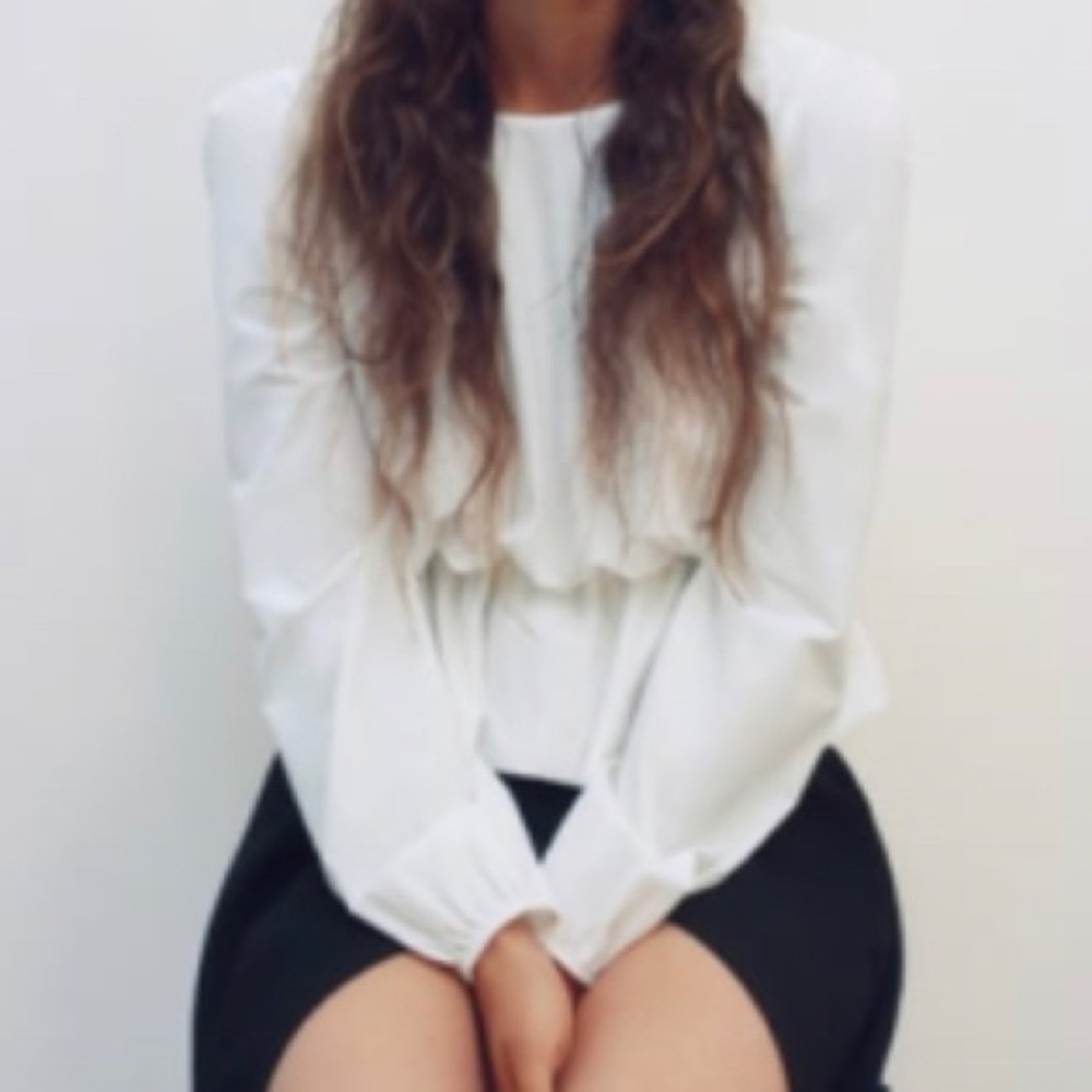 Zara Peplum Top